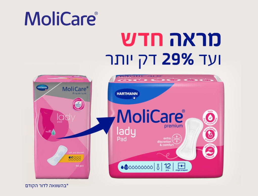 פדים לבריחת שתן קלה מולימד פרימיום מיקרו