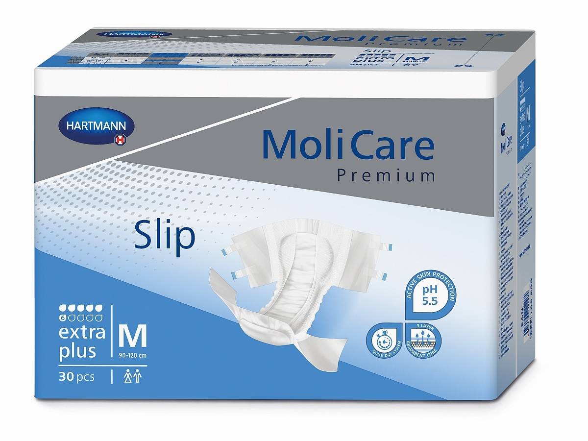 חיתולים לבריחת שתן מוליקר פרימיום אקסטרה - M למבוגרים 2