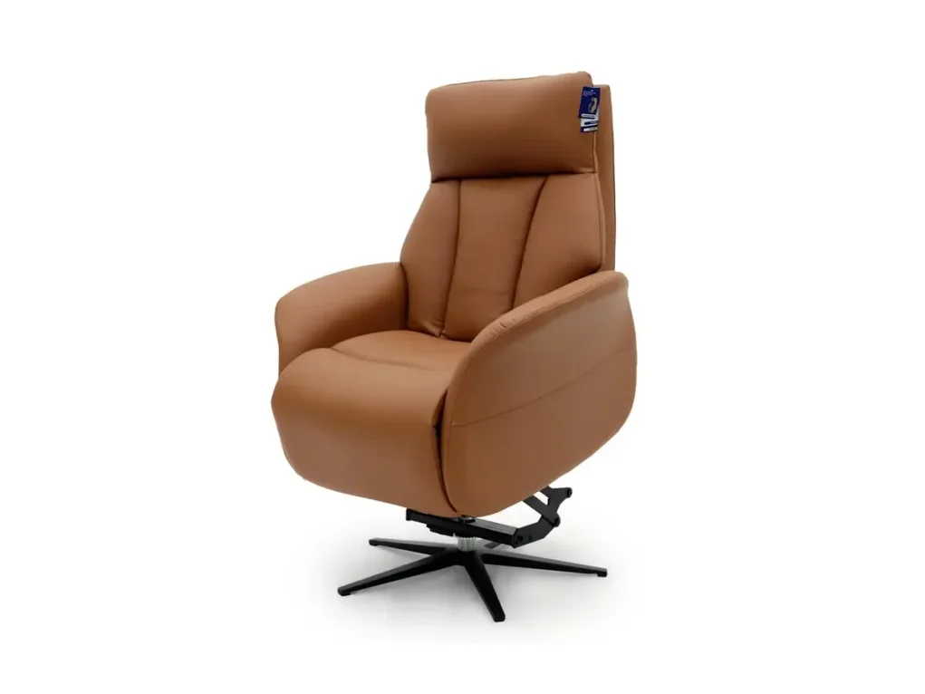 כורסת קימה חשמלית PICASSO בצבע כאמל