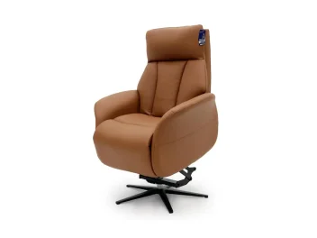 כורסת קימה חשמלית PICASSO בצבע כאמל