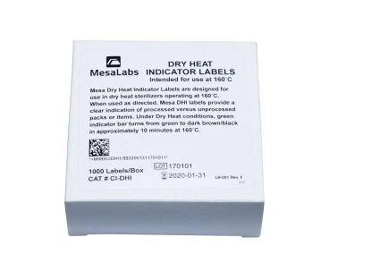 Dry Heat Indicator Labels 2