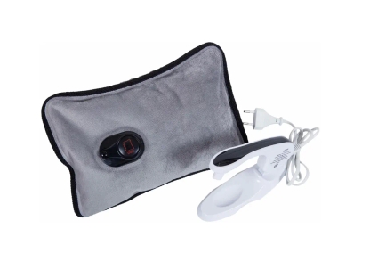 כרית חימום נטענת בצבע אפור