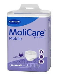 תחתונים לבריחת שתן מוליקר מובייל סופר - L 2