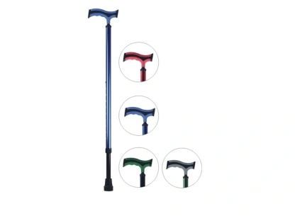 מקל נקודה להליכה בצבע אדום