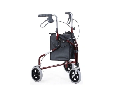 רולטור 3 גלגלים אדום קל